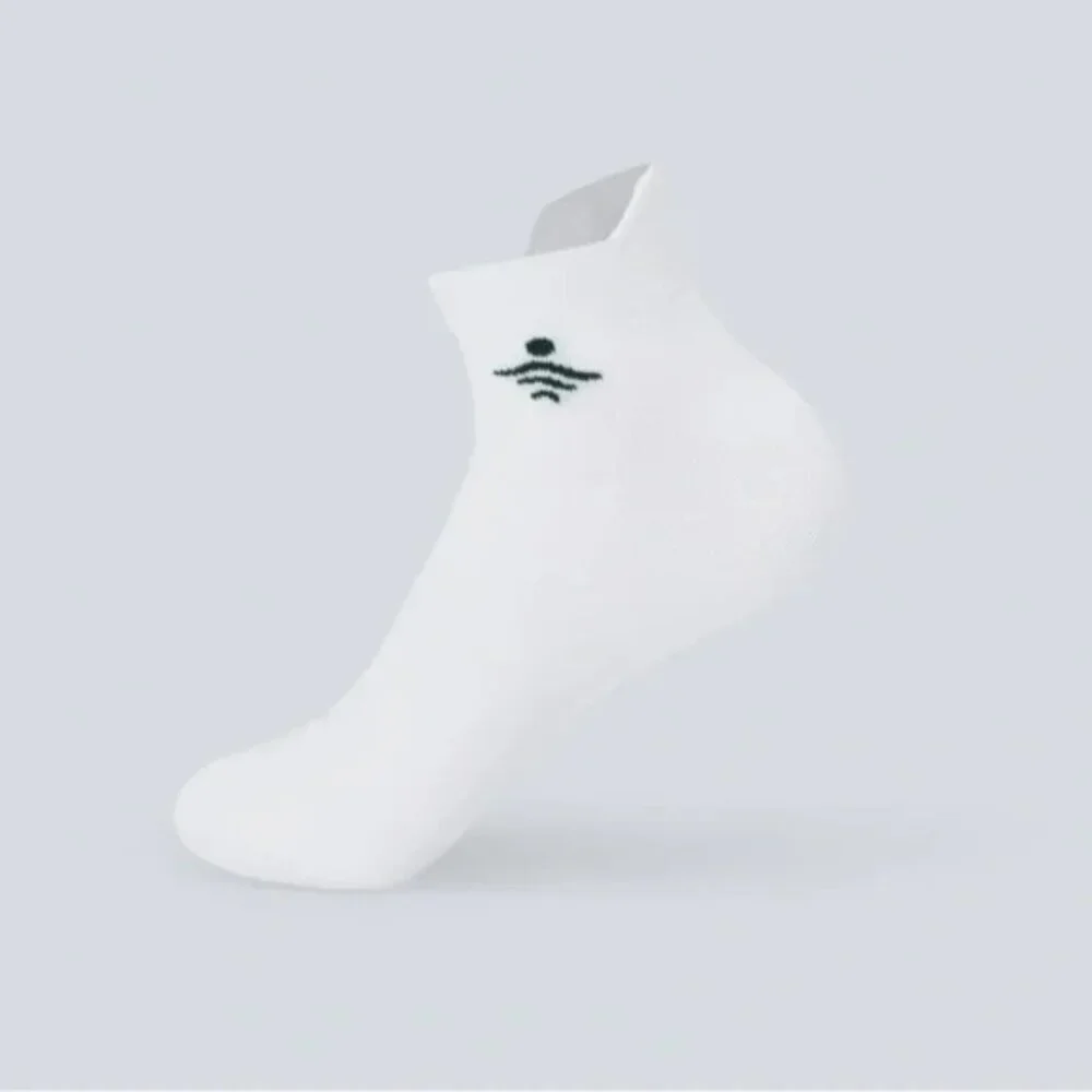 Halara Logo White Pickleball Ankle Socks